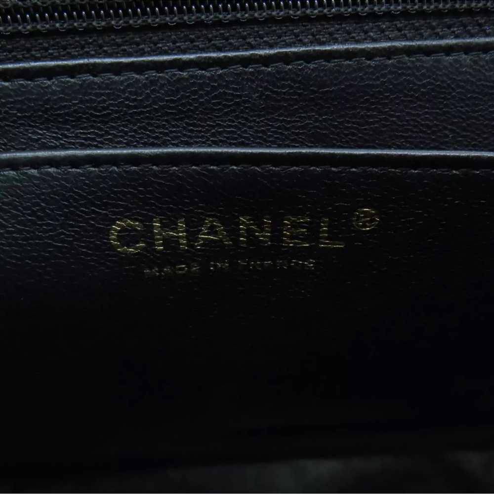 💎 GORGEOUS 💎 CHANEL CAVIAR FLAP DOUBLE CHAIN QUILTED JUMBO MAXI - Picture 13 of 16